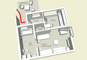 Foto: Apartment-Plan